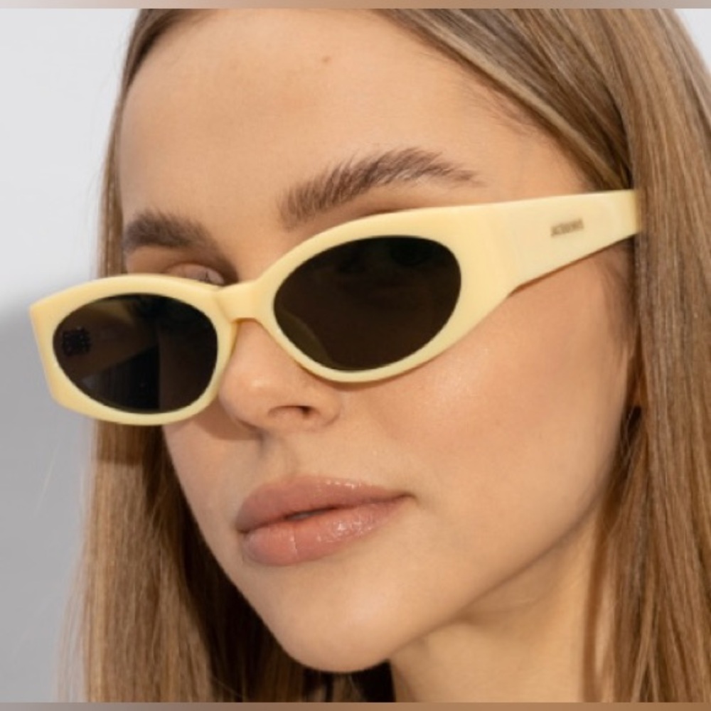 Jacquemus Cream Sunglasses